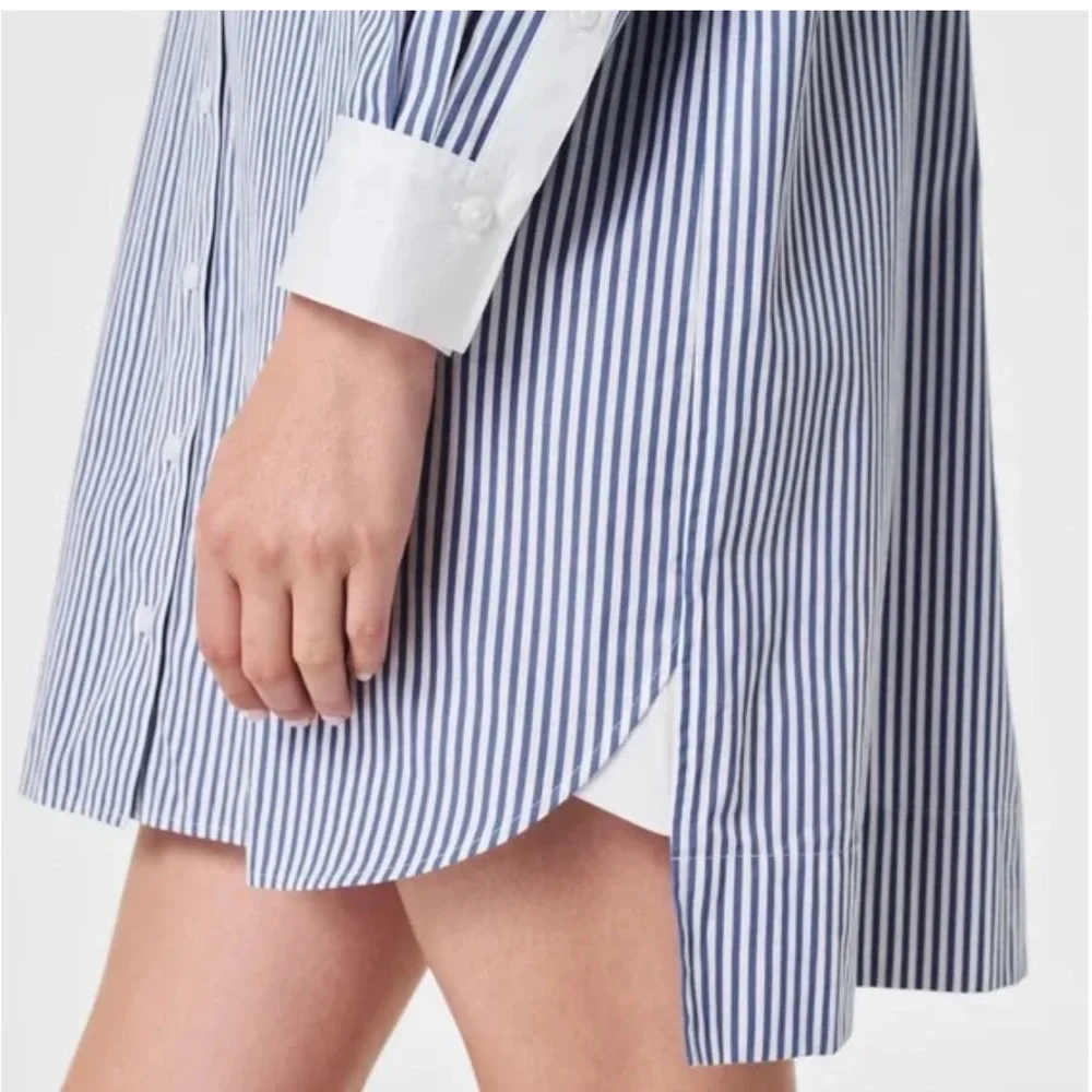 Spanx Poplin Women’s Shirt Dress - Picture 4 of 16